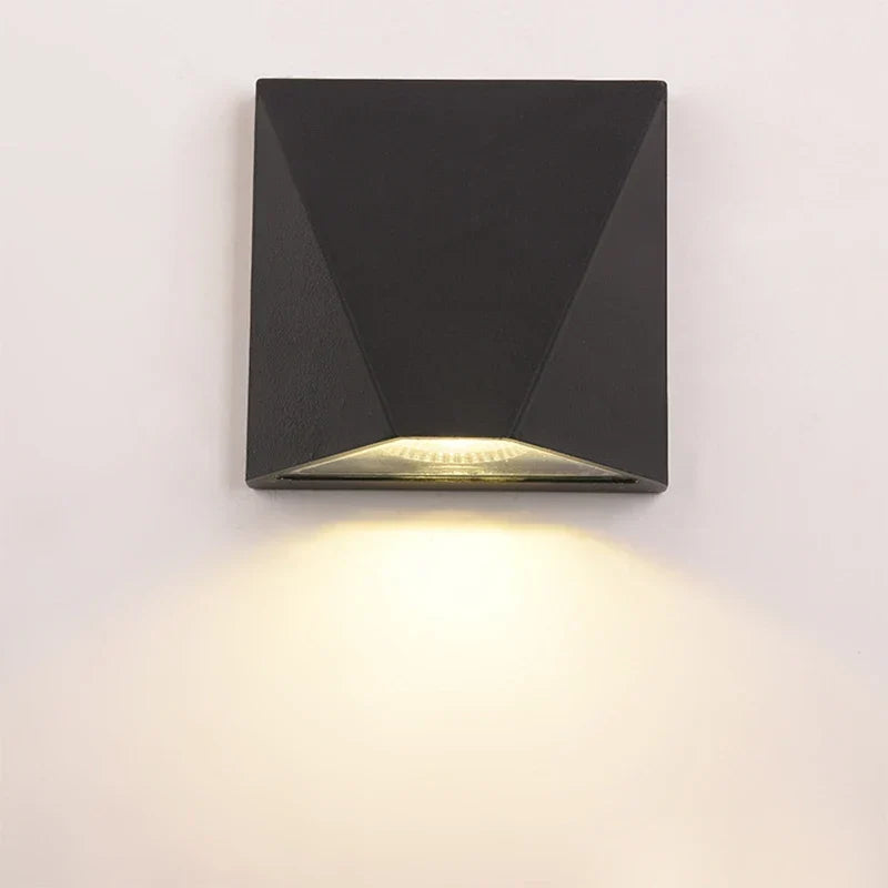 Applique extérieure noire DEL 5 W