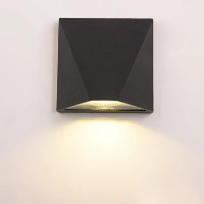 Applique extérieure noire DEL 5 W