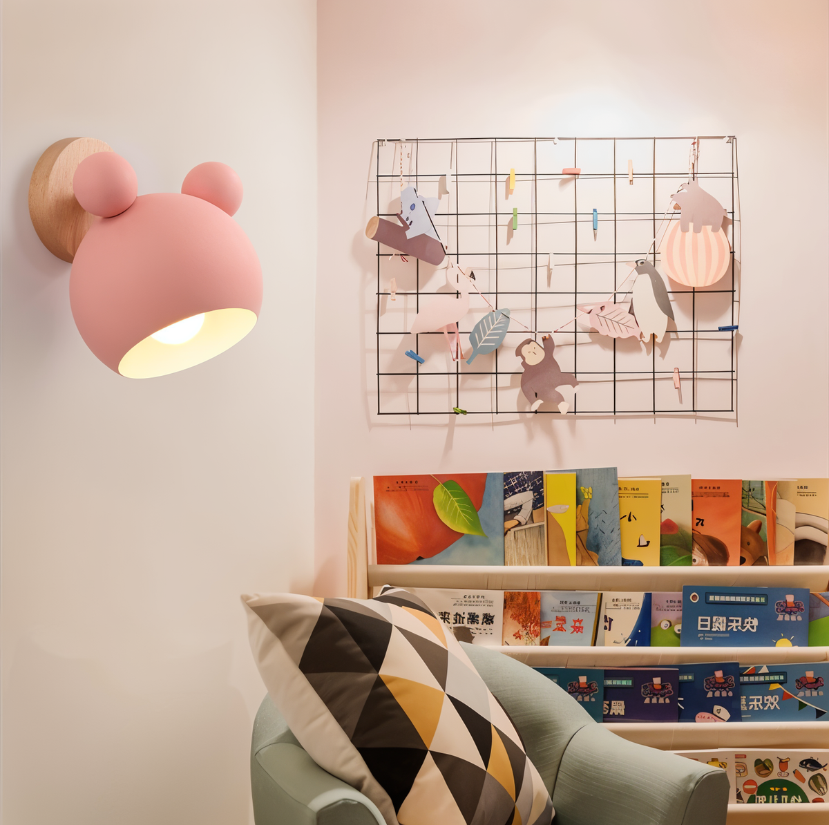 Applique FlashMouse pour chambre d'enfant
