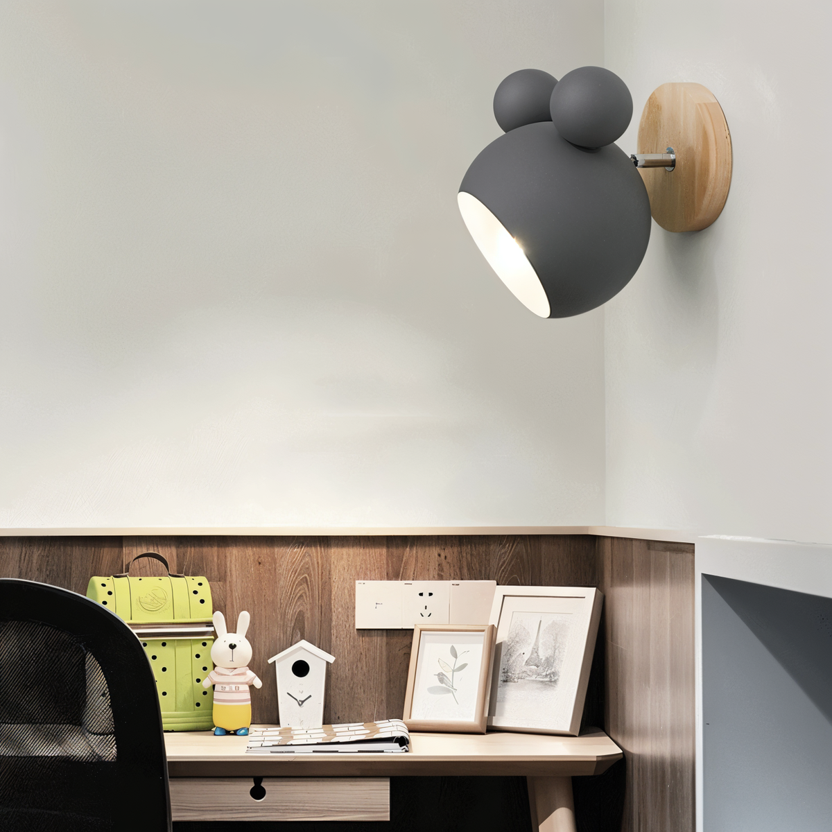 Applique FlashMouse pour chambre d'enfant