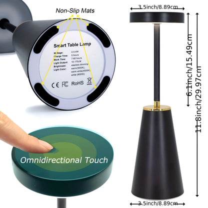Lampe Sleek sans fil rechargeable