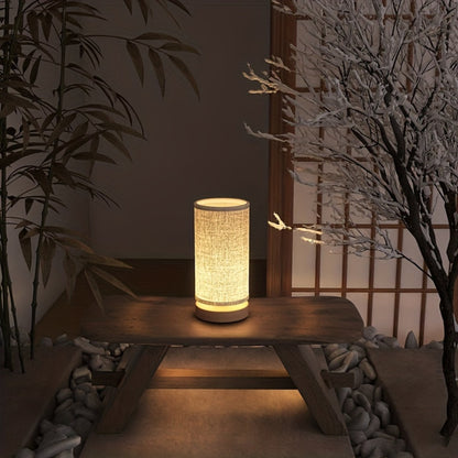 Lampe de table moderne en bois