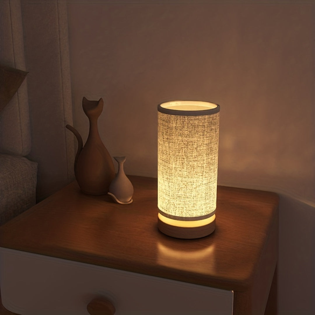 Lampe de table moderne en bois