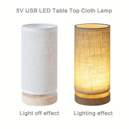 Lampe de table moderne en bois