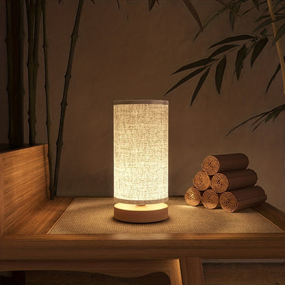 Lampe de table moderne en bois