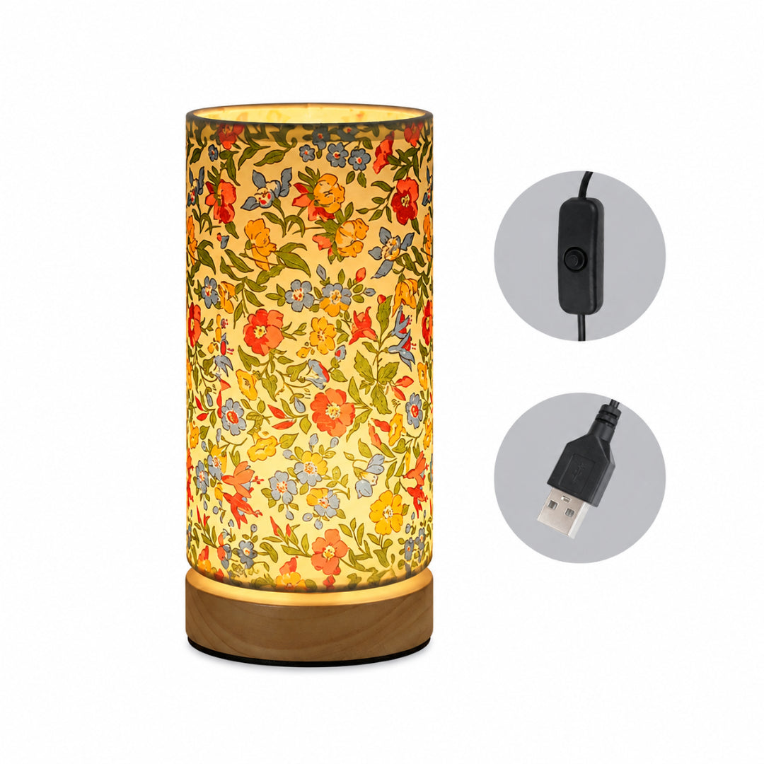 Lampe de table moderne en bois
