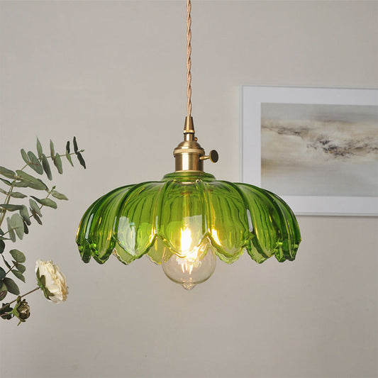 Suspension fleur vintage