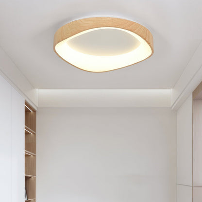 Plafonnier Nordic à grain de bois