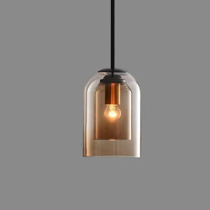 Suspension en verre teinté