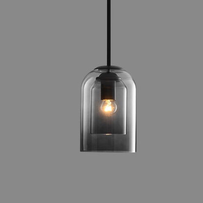 Suspension en verre teinté