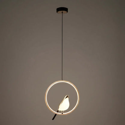 Suspension Magpie à motif oiseau