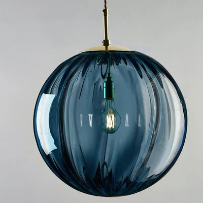 Suspension boule en verre