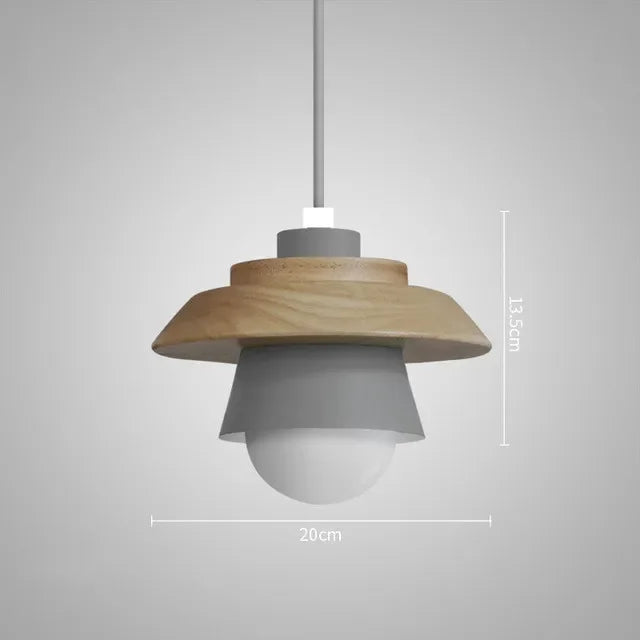 Suspension nordique coloris macaron