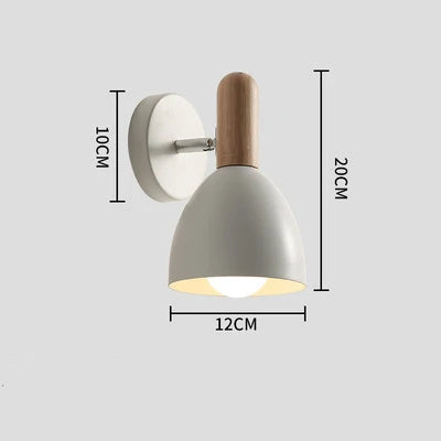 Applique nordique en bois orientable