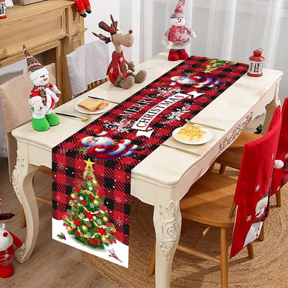 Chemin de table de Noël au père Noël, 35 x 180 cm