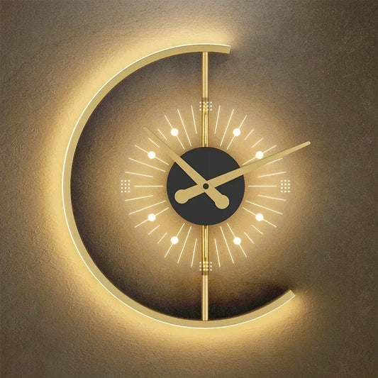 Applique horloge Lunaris