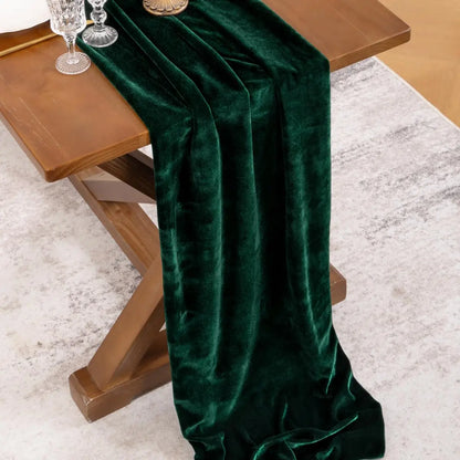 Chemin de table de Noël en velours, 3 m