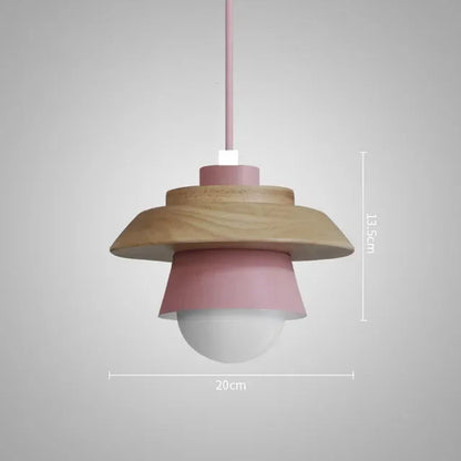 Suspension nordique coloris macaron