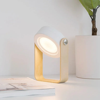 Lanterne portative en bois rechargeable