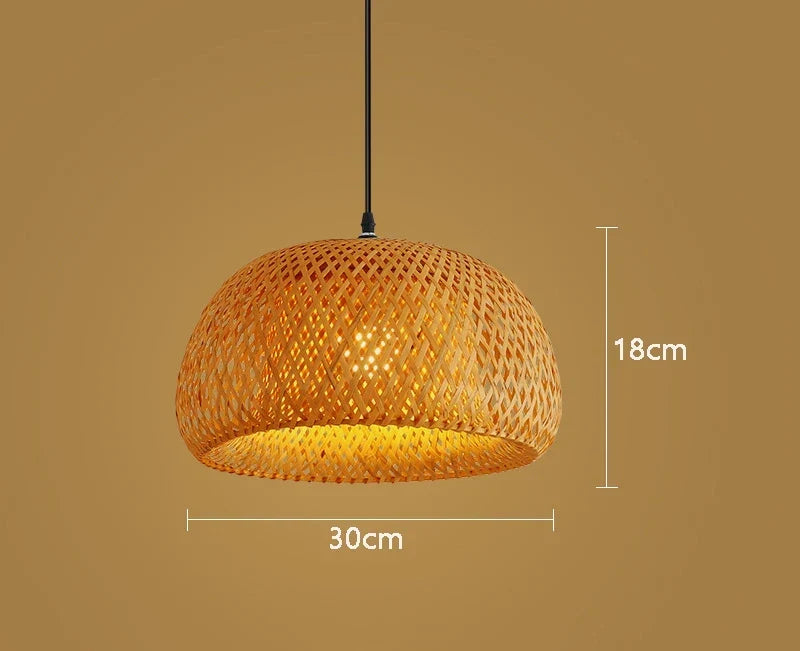 Suspension en bambou