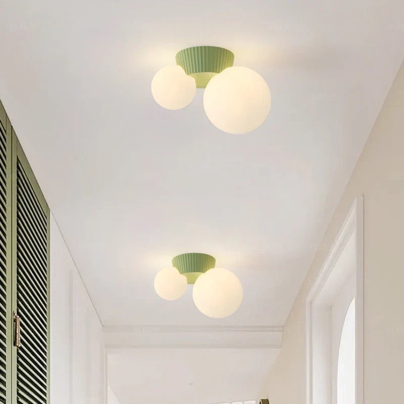 Plafonnier Luméa double globe