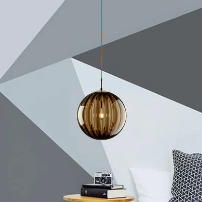 Suspension boule en verre