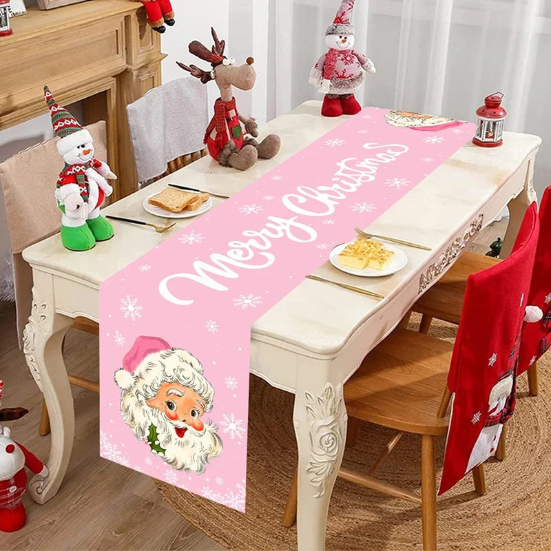 Chemin de table de Noël au père Noël, 35 x 180 cm