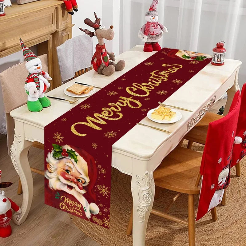 Chemin de table de Noël au père Noël, 35 x 180 cm