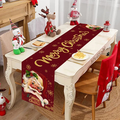 Chemin de table de Noël au père Noël, 35 x 180 cm