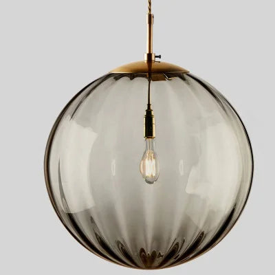 Suspension boule en verre