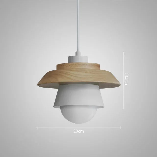 Suspension nordique coloris macaron