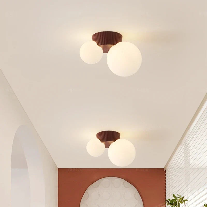 Plafonnier Luméa double globe
