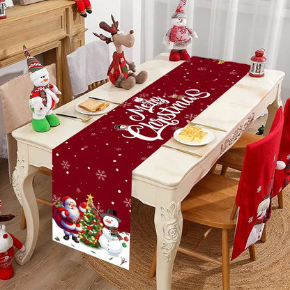 Chemin de table de Noël au père Noël, 35 x 180 cm