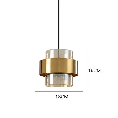 Suspension nordique en verre