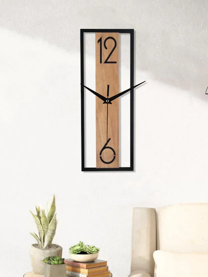 Horloge murale rectangulaire