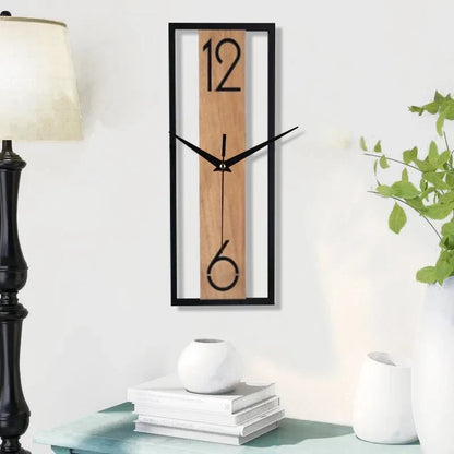Horloge murale rectangulaire