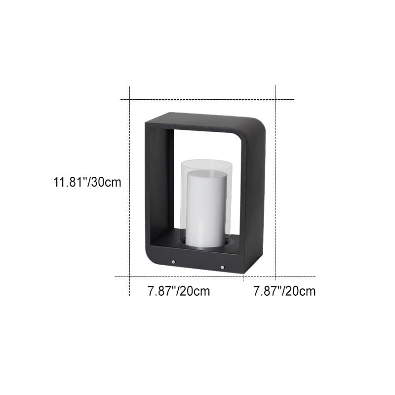 Applique extérieure carrée solaire