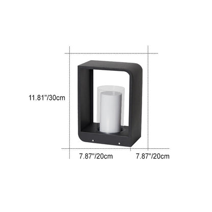 Applique extérieure carrée solaire