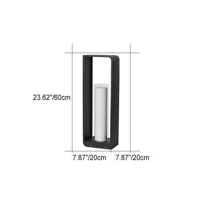 Applique extérieure carrée solaire