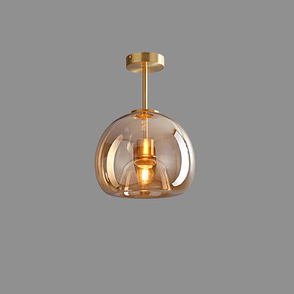 Plafonnier boule de verre Nordic