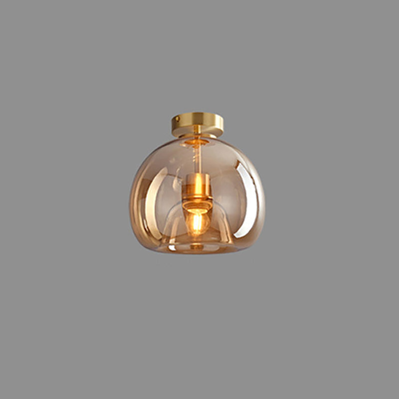 Plafonnier boule de verre Nordic