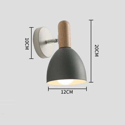 Applique nordique en bois orientable