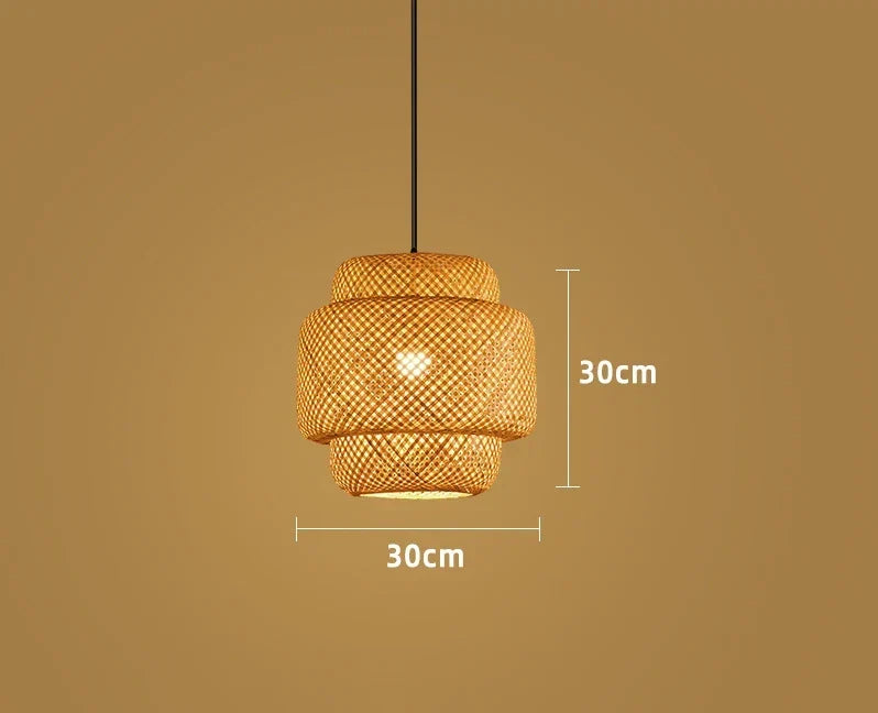 Suspension en bambou