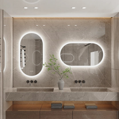 Miroir ovale LumoOval rétroéclairé