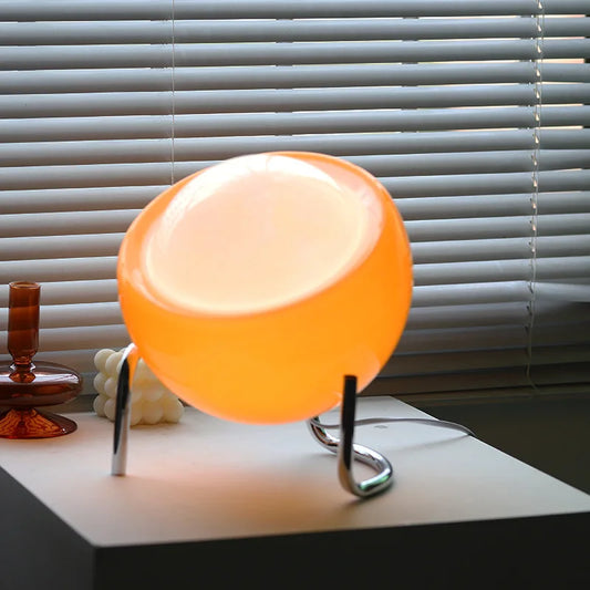 Lampe de table Bauhaus en verre