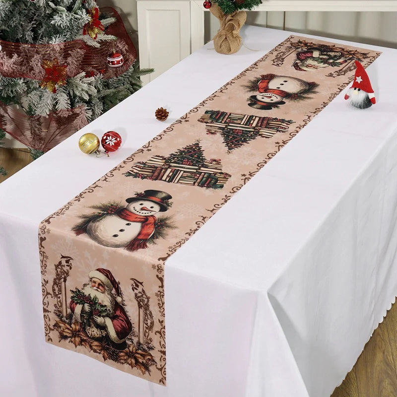 Chemin de table de Noël au père Noël, 35 x 180 cm
