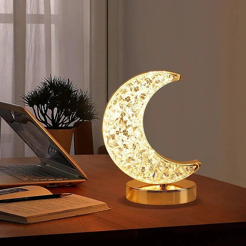 Veilleuse Stellora en cristal 3D
