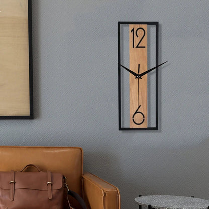 Horloge murale rectangulaire