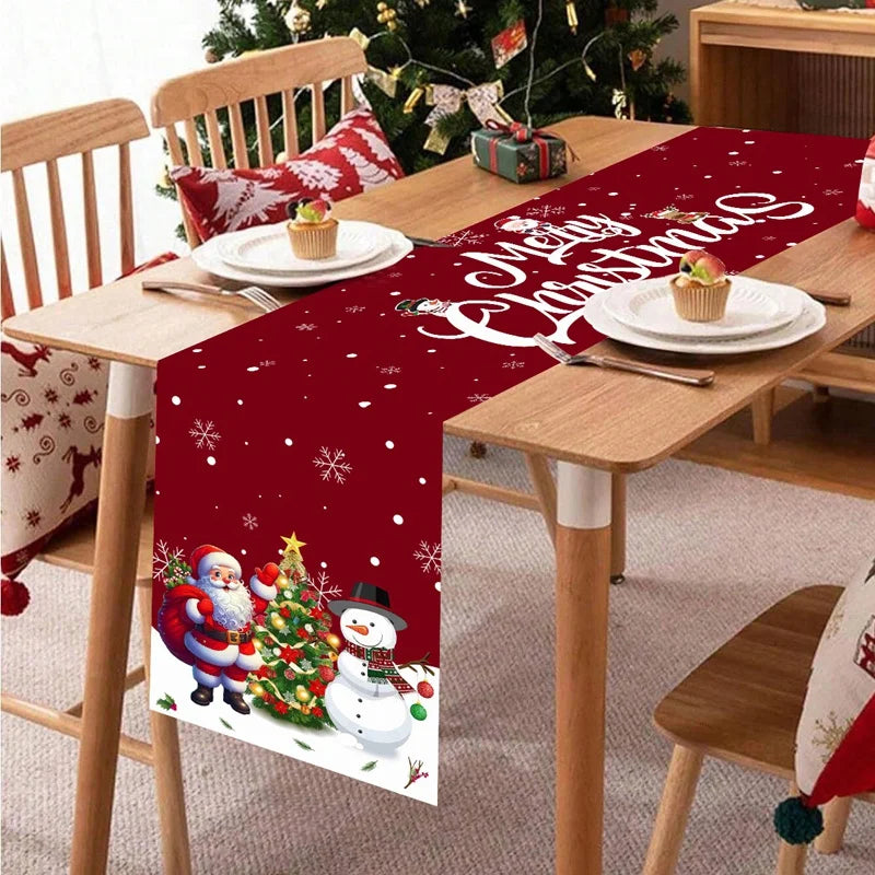 Chemin de table de Noël au père Noël, 35 x 180 cm