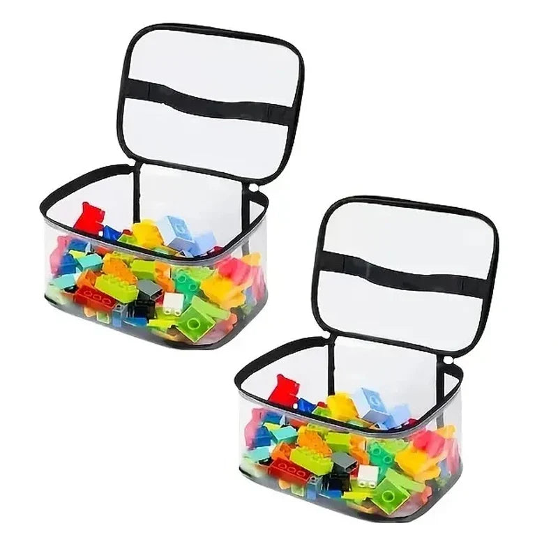 Sacs à jouets en filet transparent